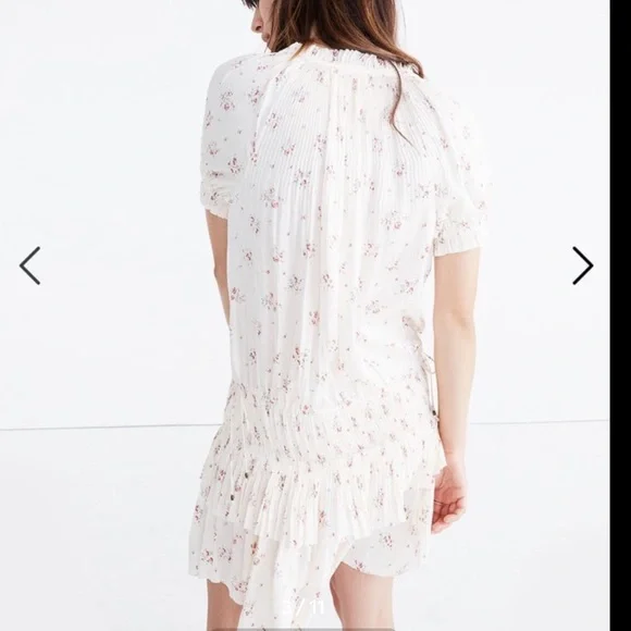 Ulla Johnson Nora Prairie Floral Satin Dress 10 - Picture 3 of 14